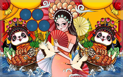 Hình ảnh tranh dán tường quán Bia quán nhậu đẹp 5